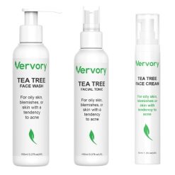 TELJES 3 LÉPÉSES RENDSZER AKNÉS BŐRRE TEAFAOLAJJAL ÉS SZALICILSAVVAL kit 3- vervory acne600