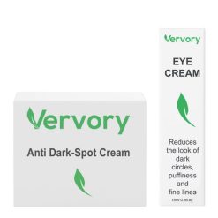Vervory BARNA PIGMENTFOLT KRÉM ÉS KRÉM A SZEM ALATTI SÖTÉT KARIKÁKRA AKCIÓS CSOMAG